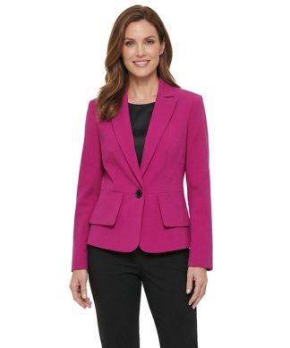 Kasper | 1 Button Peak Lapel Jacket