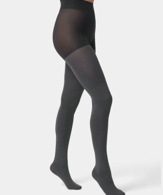 HUE | Opaque Tights Graphite Heather
