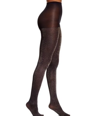 Hue | Opaque Metallic Tights