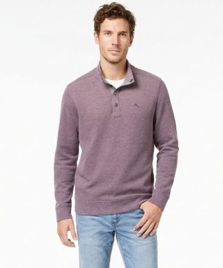 Tommy Bahama | Mock-Collar Henley Sweater