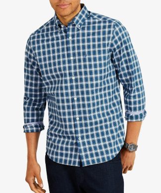 Nautica | Plaid Wrinkle-Resistant Classic Fit Shirt
