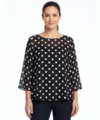 Chelsea & Theodore | Dots Print Top