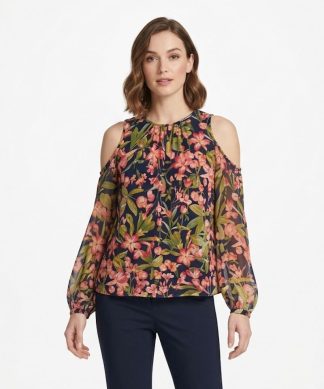 Karl Lagerfeld | Floral Cold Shoulder