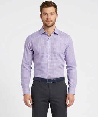 Vince Camuto | Slim-Fit Dobby Stripe Shirt
